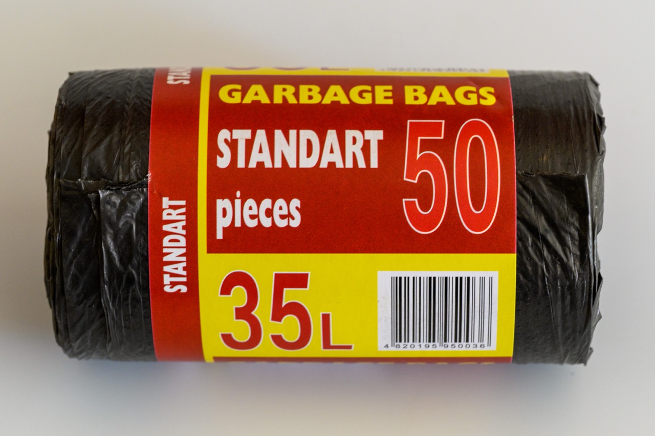 Пакети для сміття 35 л POLYBAG, 10 мкм, 50 шт, 500x600 мм